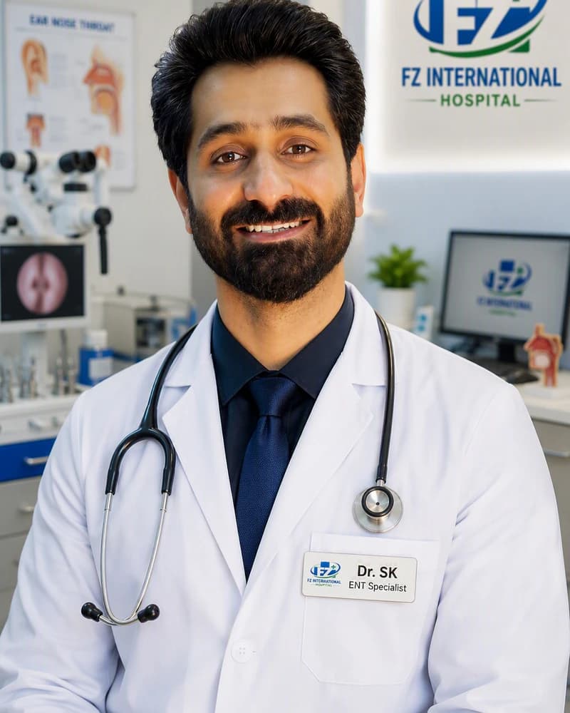 Dr. Saleh Khurshied, ENT at FZ International Hospital